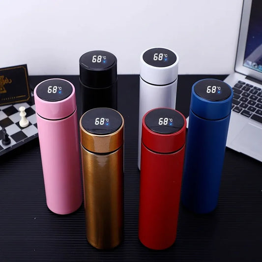 Smart Thermos Water Bottle with Temperature Display